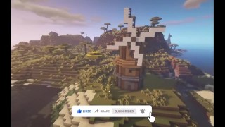 Cómo construir un molino de viento en Minecraft