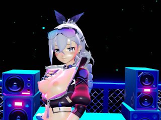 honkai star rail, r18, silver wolf, mmd r18