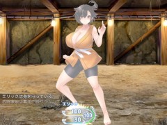 【#02 エロゲー 淫闘ダンジョン(体験版)実況】爆乳女武闘家におっぱいで誘惑され射精してしまったり、爆乳女鬼人にフェラで口内射精してしまっったり・・ - Screenshot 5 of 16 - Hentai