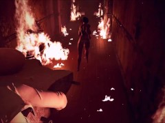 Resident Evil 3 Сексуальная Sexy Джил с пышными формами Sexy Big Ass Perfect Chubby_Big Areolas