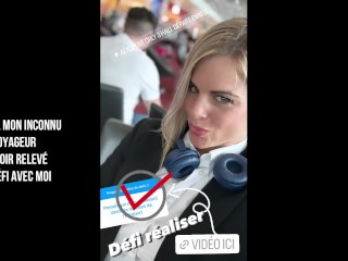 French Girl Fucks in the Airport ( Marie Lumacarie )