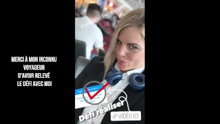 Chica Francesa Follando En El Aeropuerto