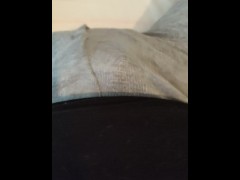 Cumming right through my briefs.