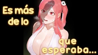 The Teacher's Hot Penis An Asmr Spanish Anime Is Sucking A Tender Student