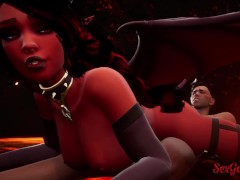 Succubus girl fucks lucky boy / SexGames28 /