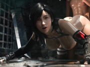 Preview 3 of Tifa ( final fantasy ) have sex in doggy position and jerks her big boobs