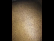 Preview 2 of Big Booty Black Girl Takes my 8 inch Dick Like the Good Bitch She Is