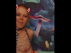 Ginger besties just Smoking with titties out