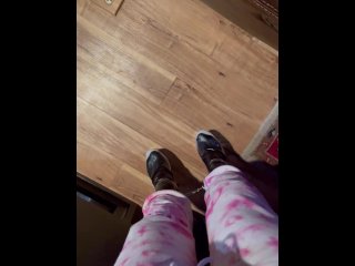 Bound walk in heels