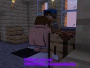 Preview 2 of Enoying my morning coffee while he enjoys my morning Cock / Minecraft Gay Sex Mod