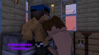 While I Enjoy My Morning Coffee He Enjoys His Morning Cock Minecraft Gay Sex Mod