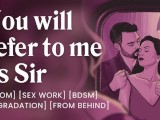 My first time visiting a professional dom and he gives me what I want [erotic audio stories]