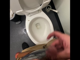 Busting a Fat Load in my Work BR 😝