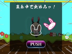 【やさぐれ!!うさぎ性活 エロゲー実況(体験版)】うさ耳金髪爆乳後から揉みながら中出しセックスしたり、生乳でセルフパイズリしたり・・（アニメーション同人エロゲー） - Screenshot 7 of 16 - Hentai Anime