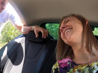Fucking Horny_Blonde Chick in a ParkingLot