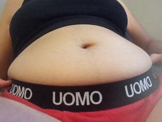 weight gain fetish, bloated belly, fertile, bbw