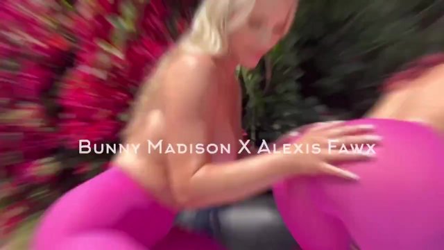 Bunny Madison x Alexis Fawx garden sex - Alexis Fawx, Bunny Madison
