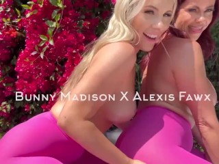 Bunny Madison x Alexis Fawx Sexo En El Jardín