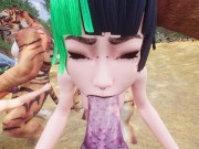 Preview 3 of Two Girls Lost in Jungle and got Fucked by Big Cock Furry Tigers Yiff PoV Hentai