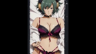 Hot anime meiden in sexy lingerie (AI-geanimeerde compilatie)