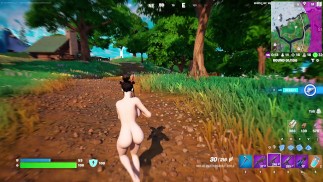 fortnite gameplay (takara nude)