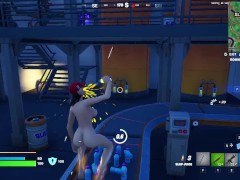 Fortnite gameplay (Ruby nude) - Screenshot 2 of 16 - Tits