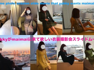 Slide Movie of Maimai Wearing Costume Yukky wants Maimai to Wear.