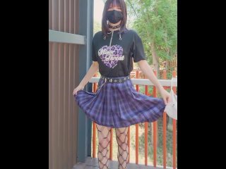 【伪娘】眩晕攻速装，户外全裸