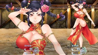 A Naughty Big-Chested Chinese Woman Wearing A Traditional Dress Seduces Me In The Live Trial Version Of The Erotic Game