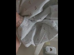 Quick piss when I was in the er