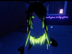 VRChat Girl Masturbate but wants to be fucked and ended up having multiple Orgasm while being Fucked
