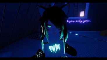 VRChat Girl Masturbate but wants to be fucked and ended up having multiple Orgasm while being Fucked