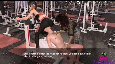 Slave U E26 - Mei Facesits me while Biking in the Gym