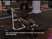 Preview 3 of Slave U E29 - Riley Rides my Dick in the Gym and I make her Cum with my Tongue