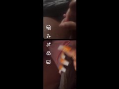 Making DL Cum On FaceTime Stroking My Pretty Dick