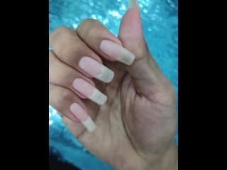 sexy feet of mistress and long nails