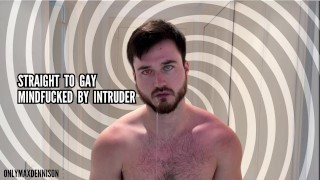 Heterosexual a gay mindfucked por intruso