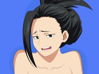 anime, momo yaoyorozu, uncensored hentai, animation