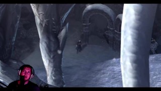 Devil May Cry IV Pt XXVI: Snowy Ice Orgy - I get pegged by Iced out demons