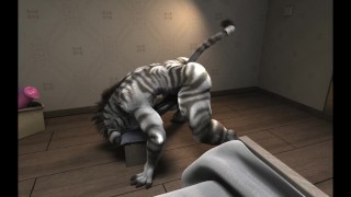 Zebra Enjoying Himself On His Own HD By H0Rs3