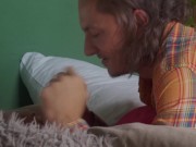 Preview 1 of A Real Couple Making Love at Home - awkwardness, laughter, kissing, toys and orgasms
