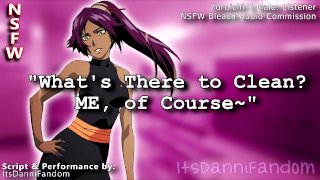 You Consent To Help Clean Up Yoruichi's Hot And Perspiring Body F4M In This NSFW Bleach Audio Clip