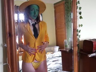 fetish, dress up, solo female, comedy