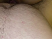 Preview 2 of Hot MILF with Pink Pussy & Nipples enjoying my cock so much she couldn't hold her pee while fucking