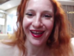 adorable milf panties thongs close-up teasing & amazing striptease full naked