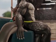 Preview 2 of Size Theft Muscle Growth Animation