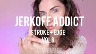 Aftrekken verslaafde teaser stroke en edge