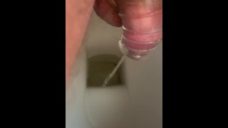 Piss with chastity