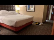 Preview 1 of Meeting Bull at a hotel!