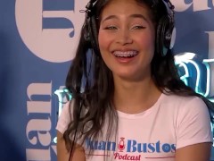 Jazmine hot ass teen girl rides so HARD to really feel it | Juan Bustos Podcast